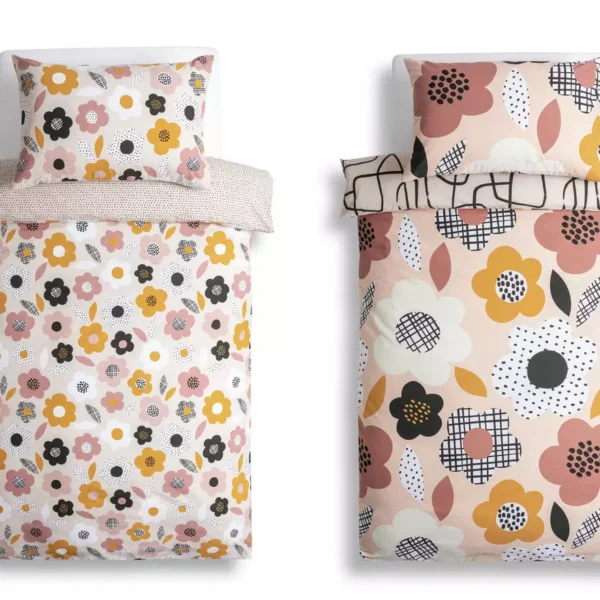 2SET Habitat Kids Floral Twin Pack Bedding Set - Single