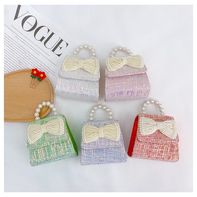 Pearl knitted hand bag - Leenababies