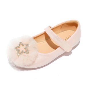 Ballerina inspired, sparkly dress flat shoe