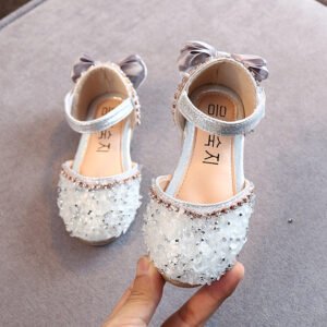 Fancy white Ballerina inspired, crystal shoe