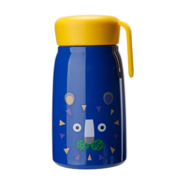 Blue and yellow Cute Stainless steel thermos water mug perfect for little children