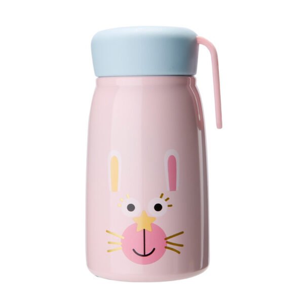 Blue and pink little crab illustations Cute Stainless steel thermos water mug perfect for little children