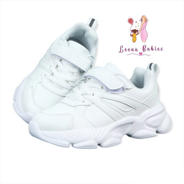 B1 Unisex sports Ascent White school shoes/Campus shoes