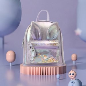 Bunny Ears Mini Backpack purple