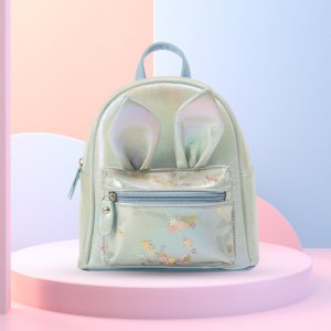 Bunny Ears Mini Backpack green