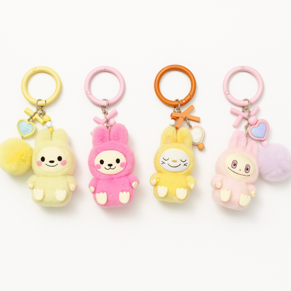 Labubu Plush Keychain