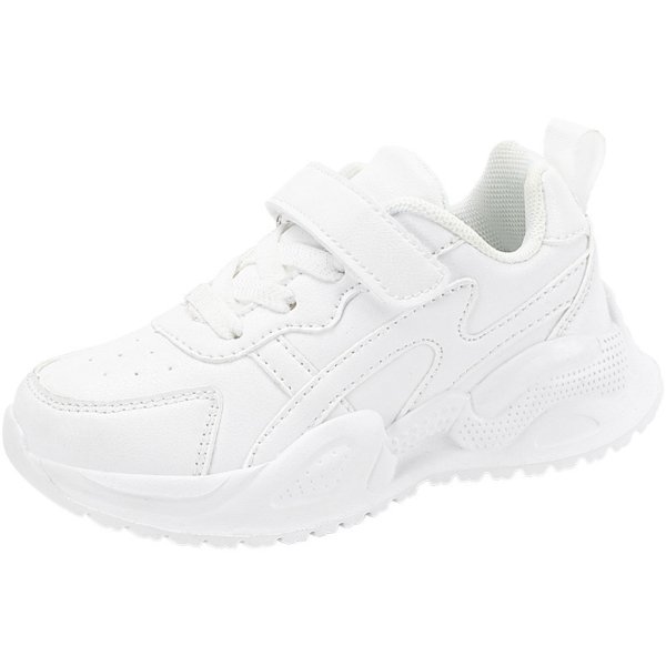 Kids White Sports Sneakers