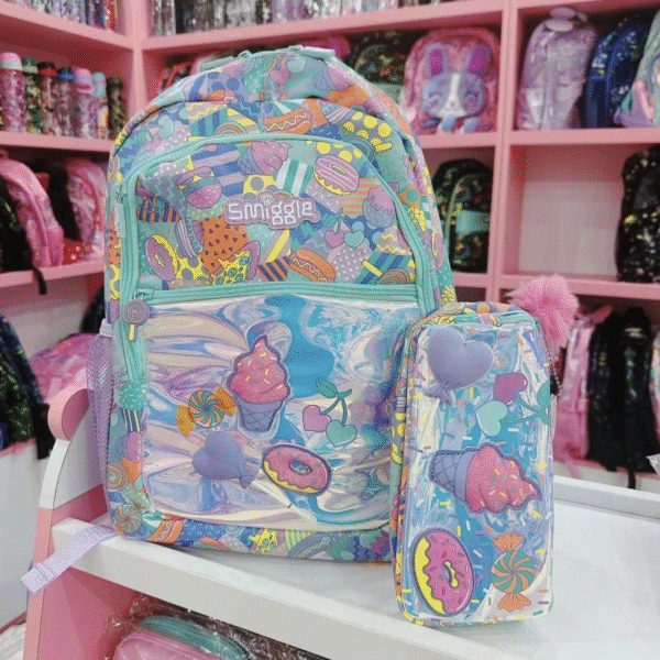 Smiggle Sweet Treats Backpack with Pencil Case