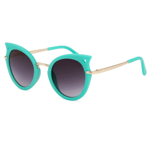 Green Cat Eyes Luxe Sunglasses