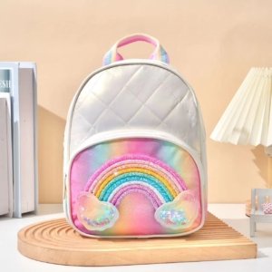 Rainbow Spark Mini Backpack WHITE
