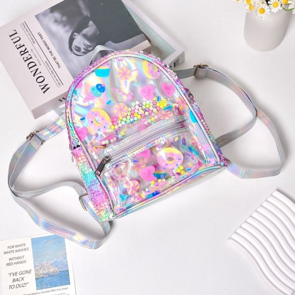 Candy Holographic Mini Backpack