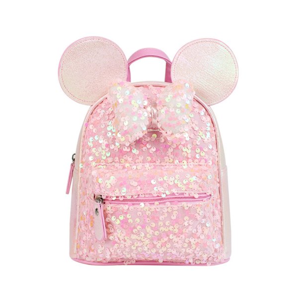 Sequin Bow Ears Mini Backpack