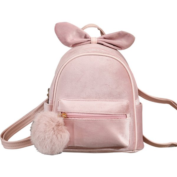 Velvet Bow Mini Backpack