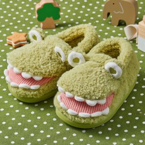 ๐ฆ Cuddly Croco Plush Slippers