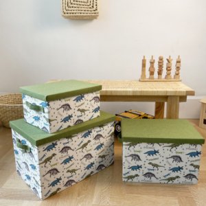 3PCS Set Dino Adventure Storage Box