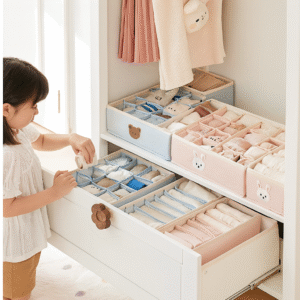 Baby Rabbit Multi-Grid Clothing Organizer Set