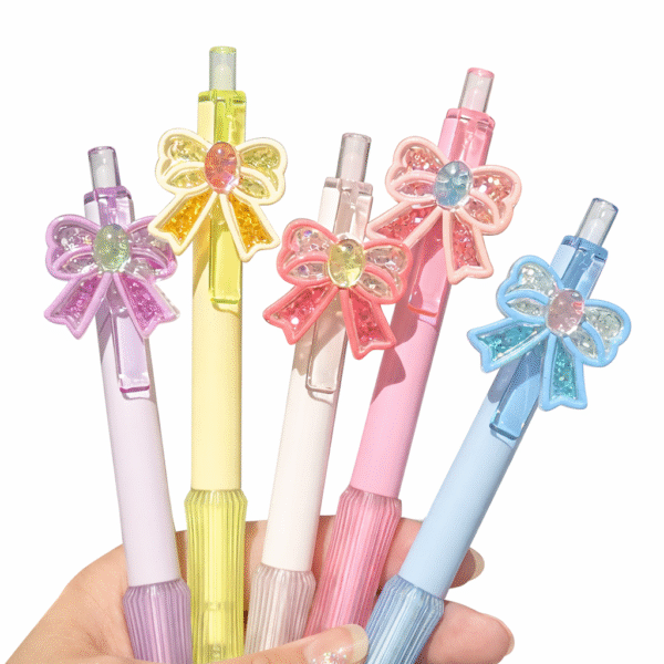Crystal Bow Gel Pen