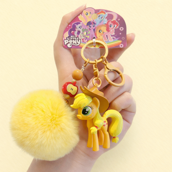 Dream Pony Plush Keychain Set - Yellow