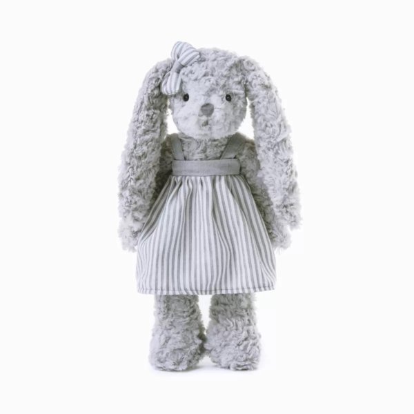 Grey Bunny Plush Doll