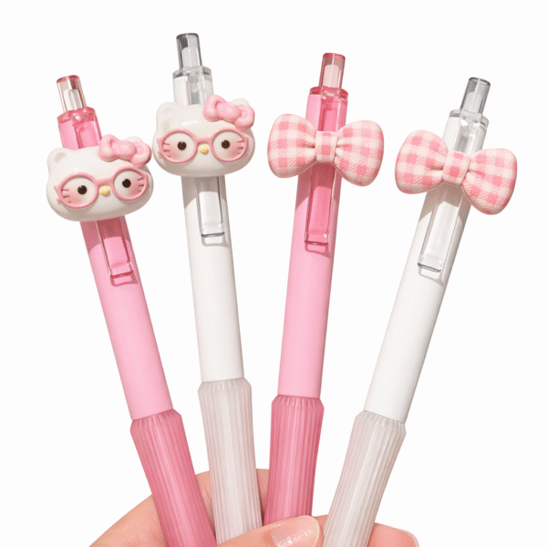 Hello Kitty 4pcs Bow Gel Pen