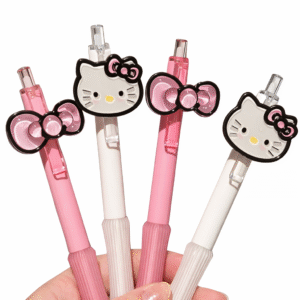 Hello Kitty Bow 4pcs Gel Pen