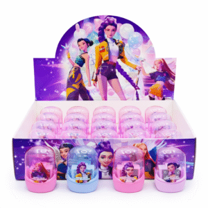 K-pop Demon Hunter Double-Hole Pencil Sharpener with Shavings Container (Single Piece)