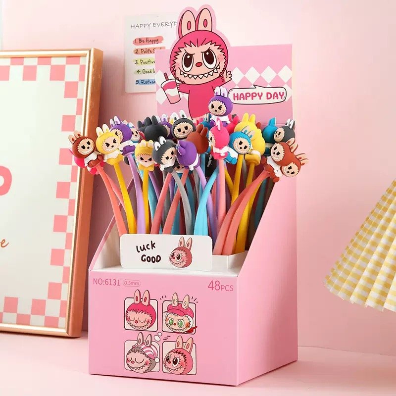 Labubu Flexible Character Gel Pen (Single Piece)2