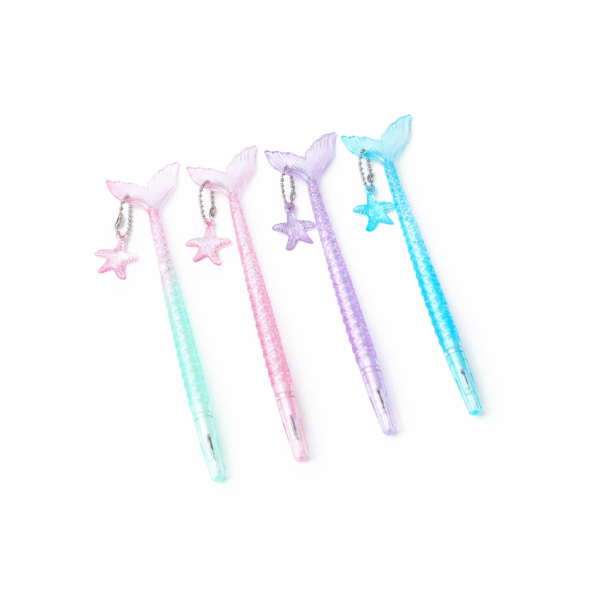 Mermaid Tail Gel Pen with Star Charm