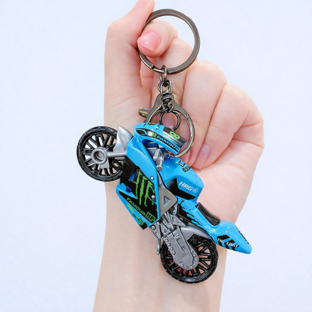 Mini Racing Bike Keychain – Double Motor Style3