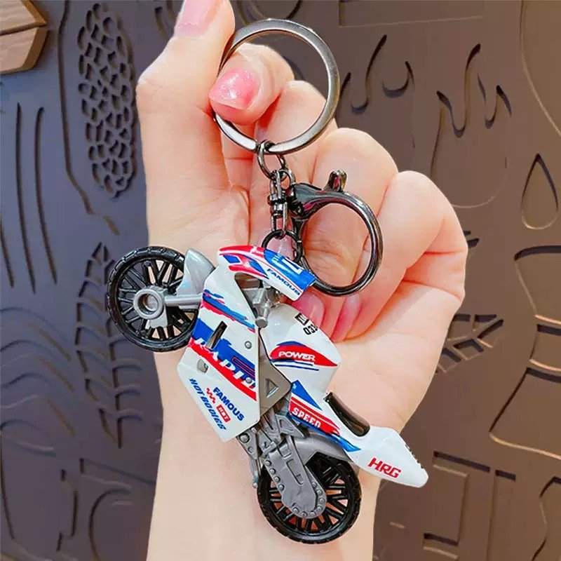 Mini Racing Bike Keychain – Double Motor Style4