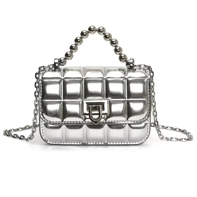 Padded Cube Chain Bag2