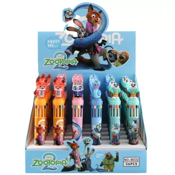 Zootopia 10 Multi-Colour Ball Pen (Single Piece)