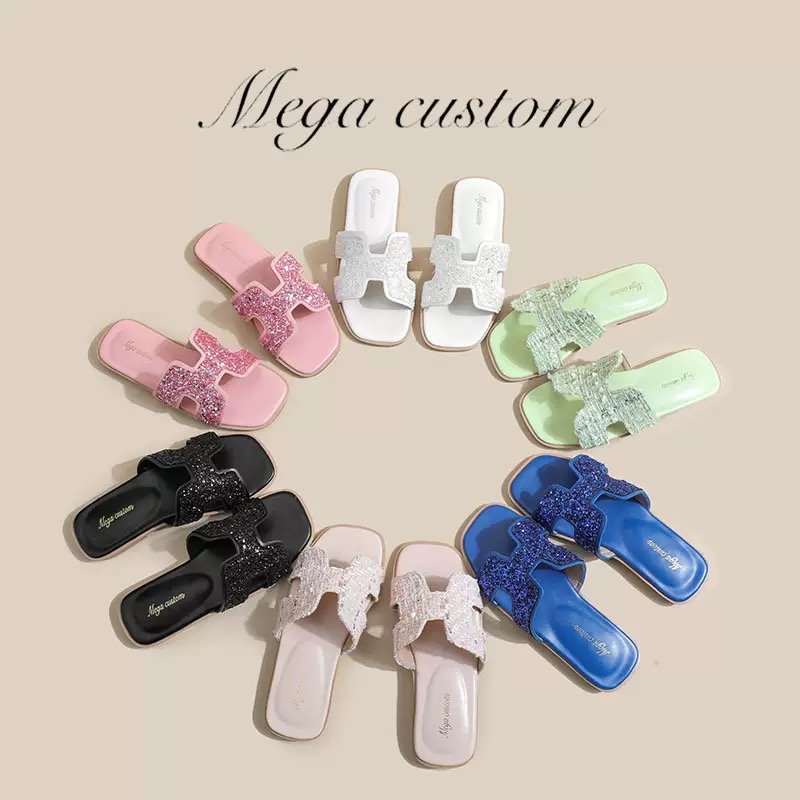 pGlitter Luxe Slide Sandals7