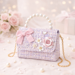Purple Pearl Bloom Mini Bag