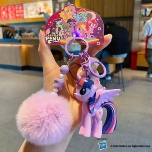 Dream Pony Plush Keychain Set - Purple