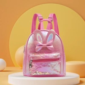 Bunny Ears Glitter Mini Backpack pinkk