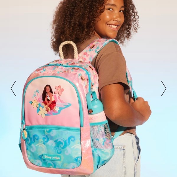 Moana classic backpack and insulated stainless steel bottle