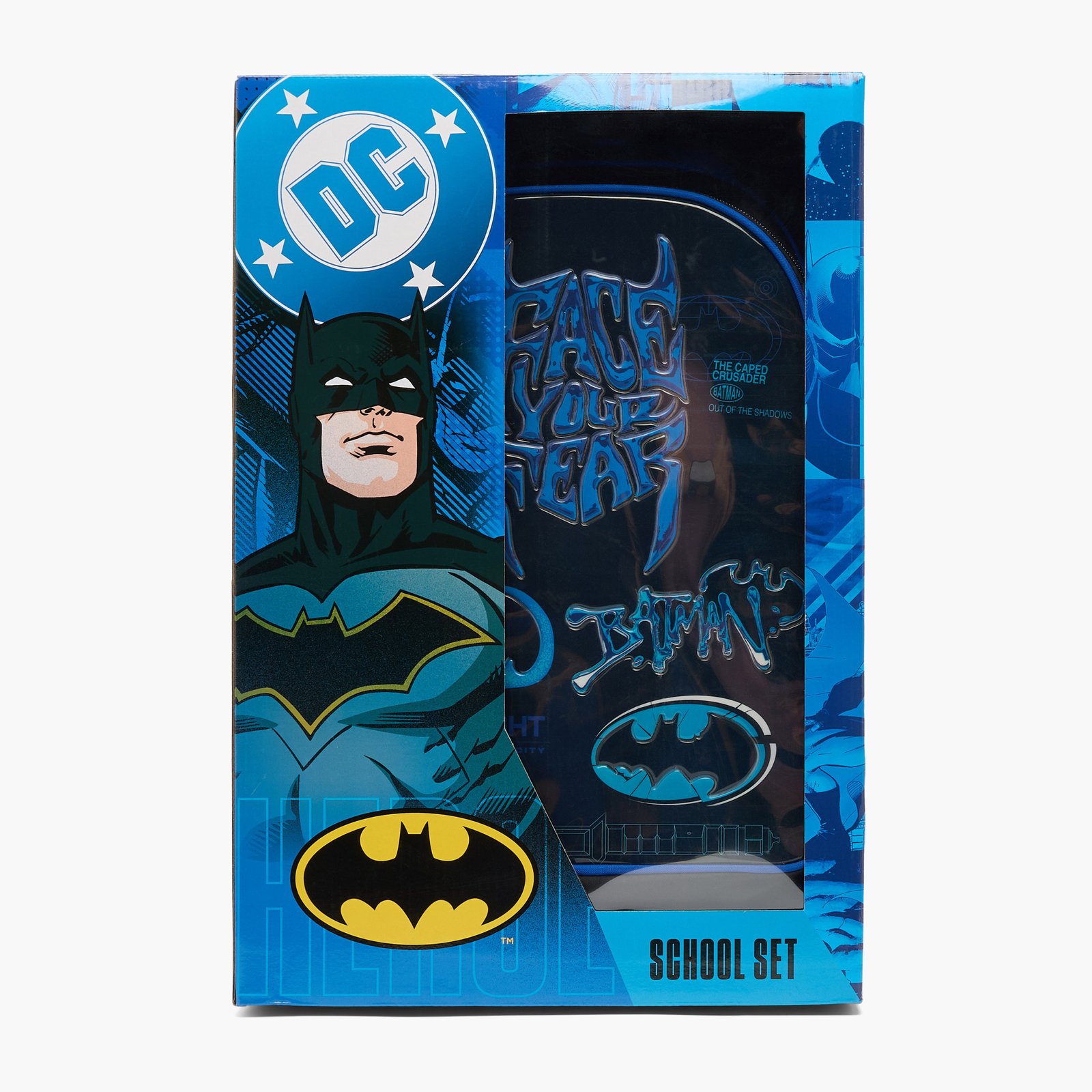 Batman 5-Piece School Trolley Bag Set12