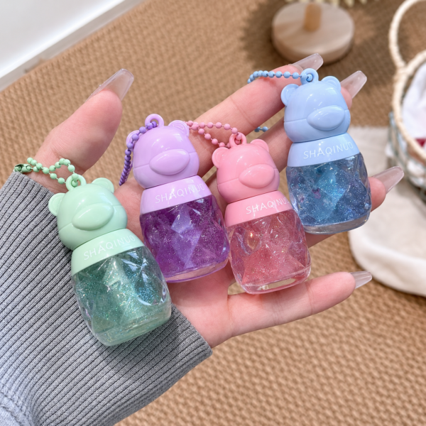 Bear Charm Glitter Lip Oil Collection