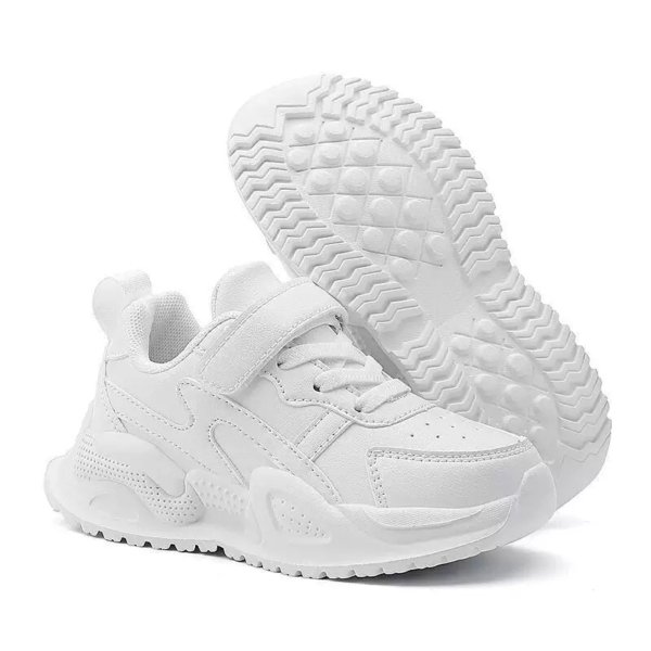 Classic White Kids Chunky Sneakers