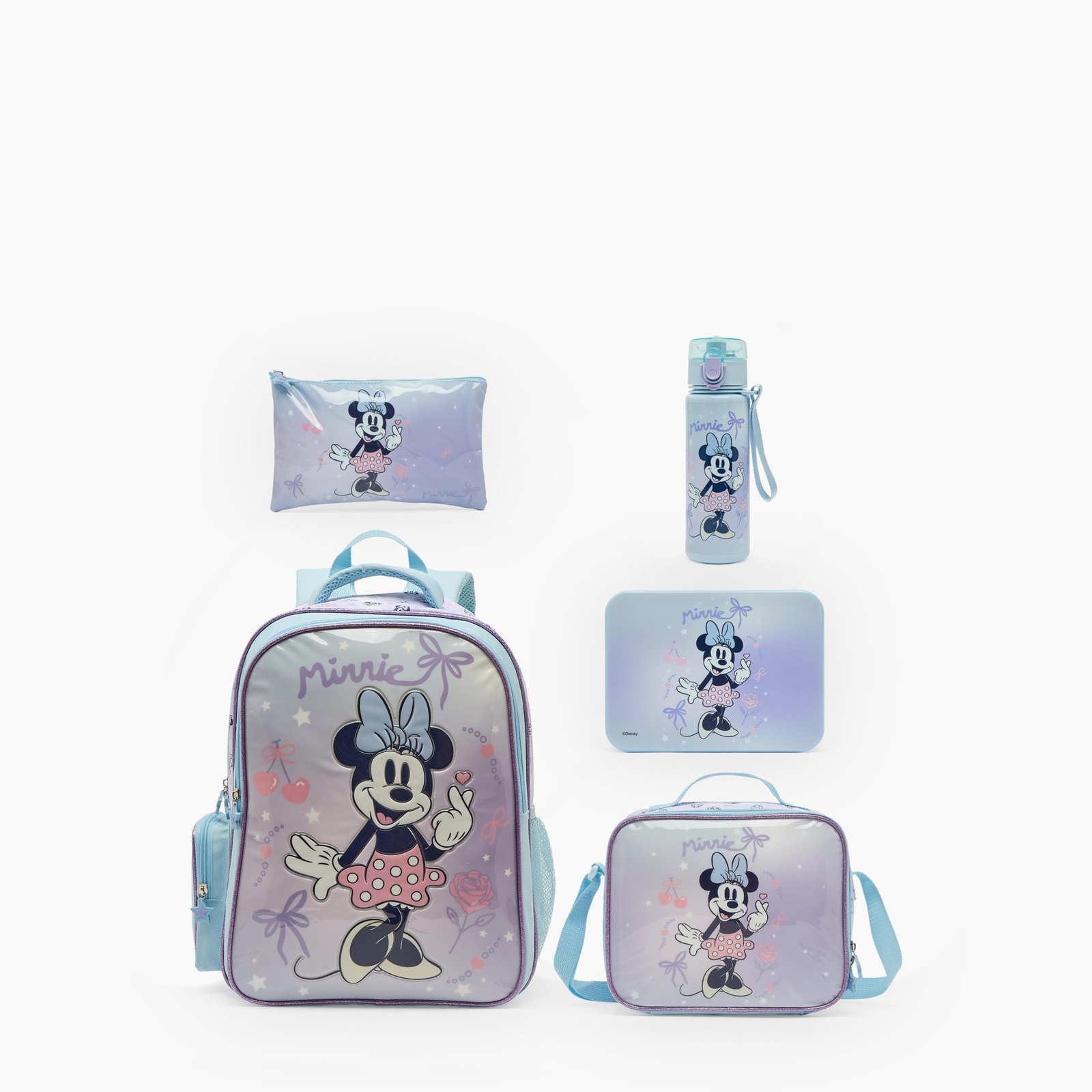 Disney Minnie Mouse 5-Piece School Backpack Set3