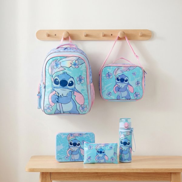 Disney Stitch 5-Piece School Backpack Set -Blue