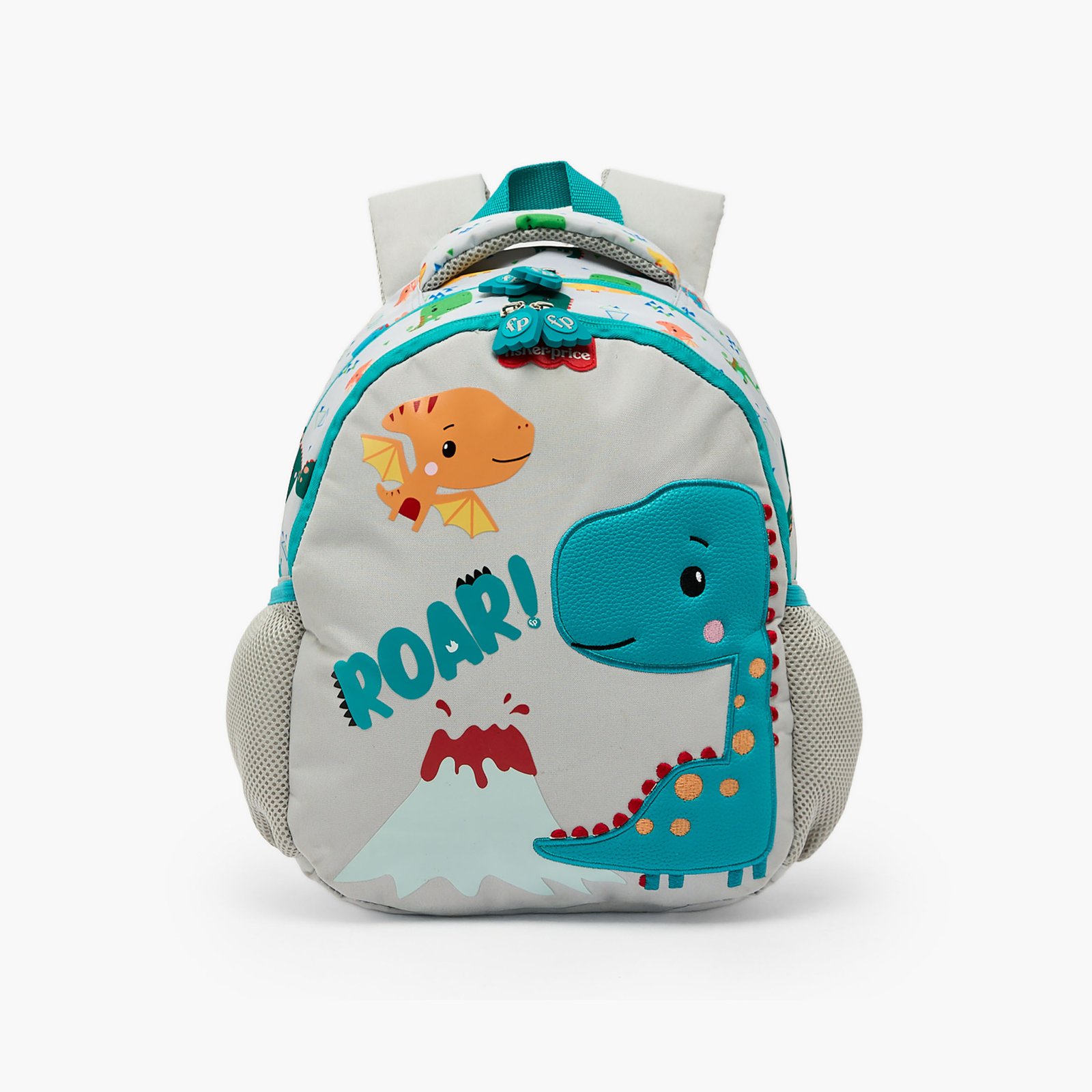 Fisher-Price Dinosaur Print Lunch Bag for Boys 3-5 Years with Detachable Strap3