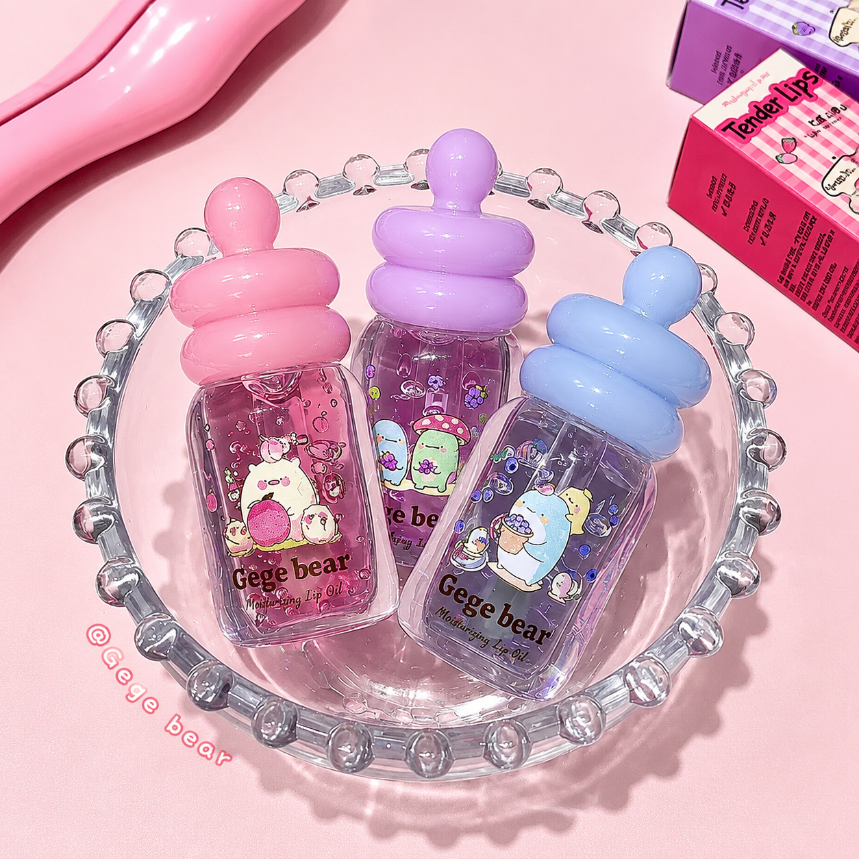 Gege Bear Honey Glow Moisturizing Lip Oil3