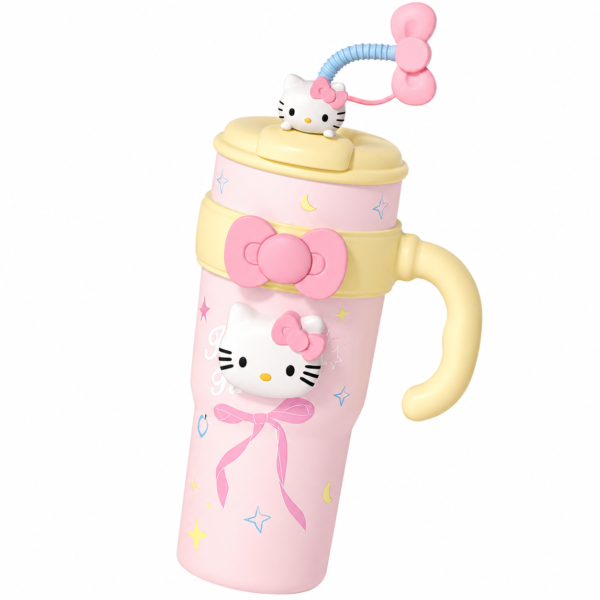 Hello Kitty 1.1L Insulated Travel Cup -Yellow