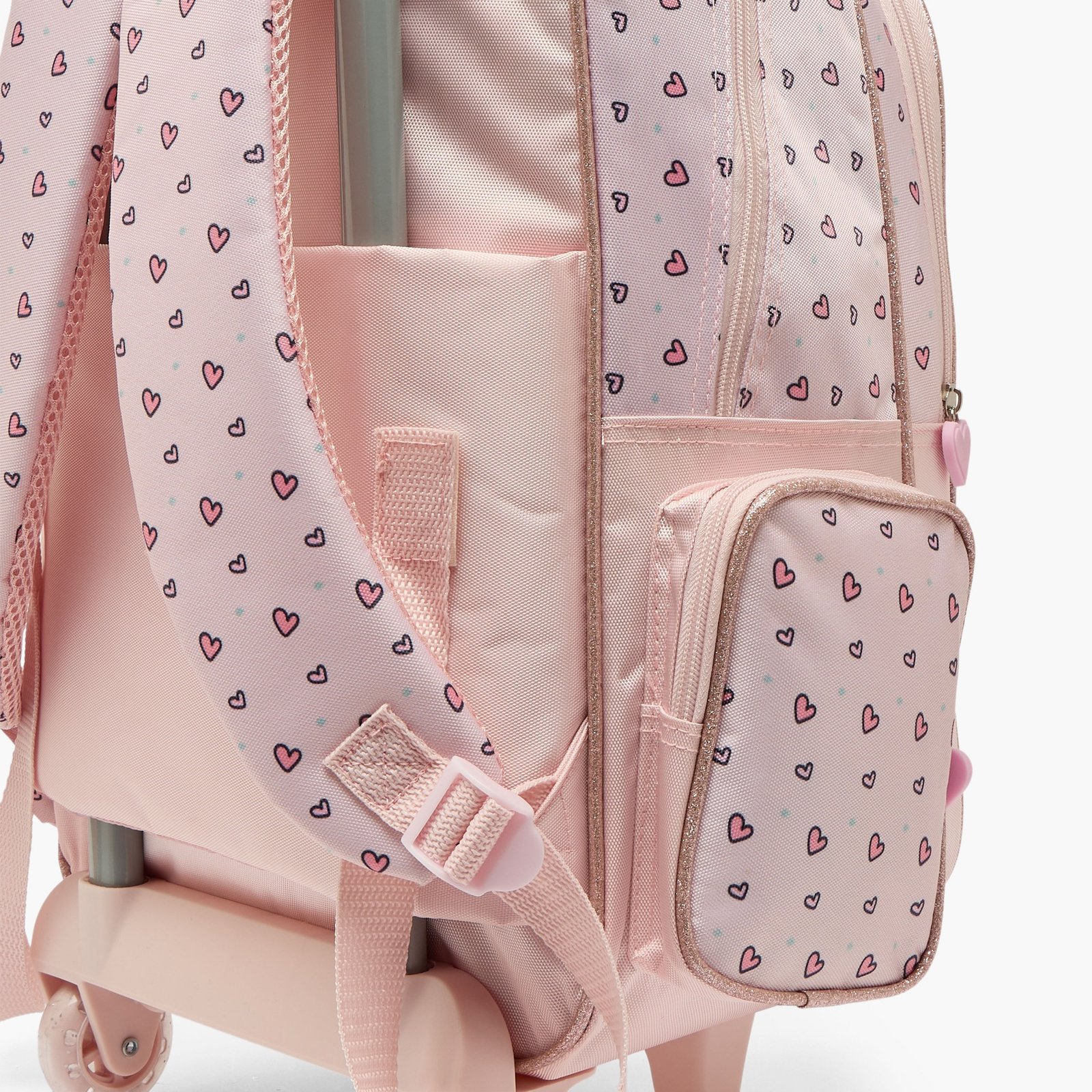 Juniors Rabbit Print 3-Piece School Trolley Bag Set5