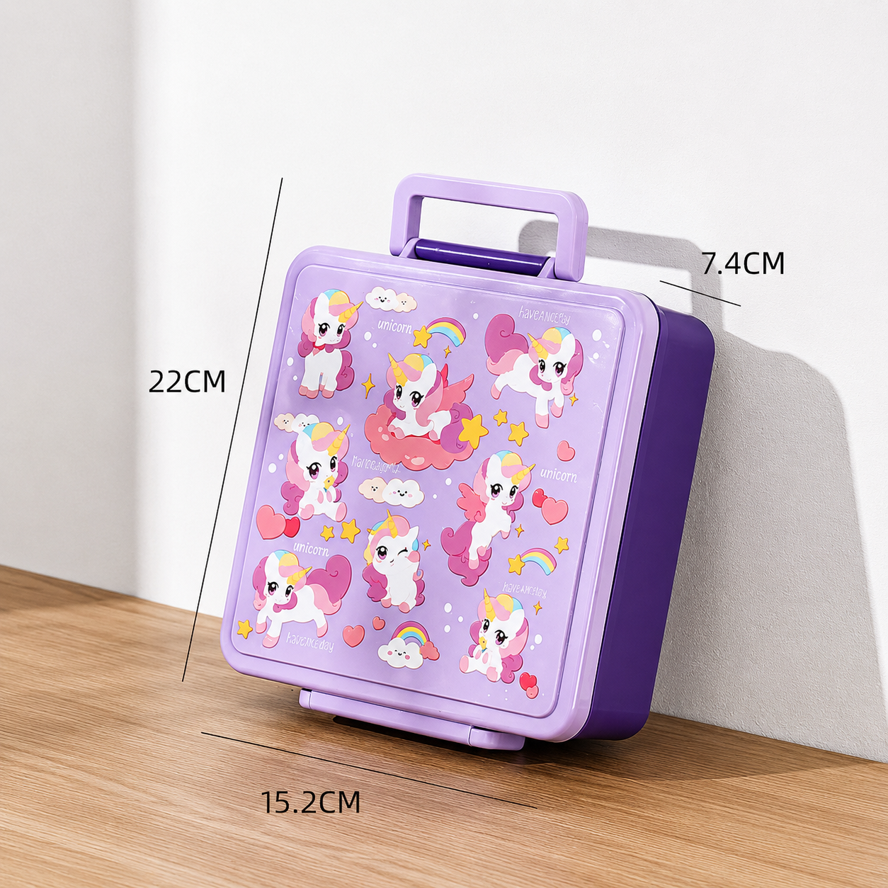Kids 5-Compartment Lunch Box with Soup Bowl – 1800ml5