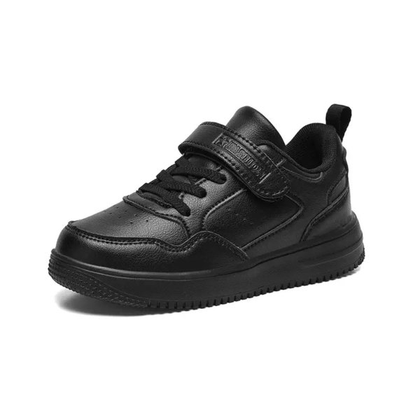 Kids’ Classic Black School Sneakers