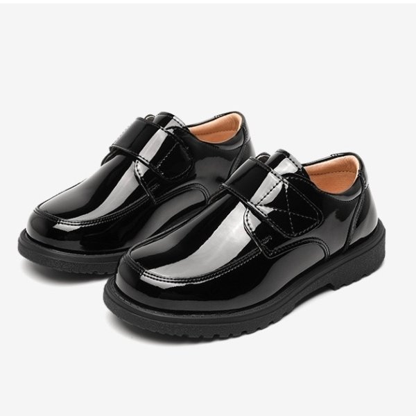 Kids’ Patent Black School Shoes