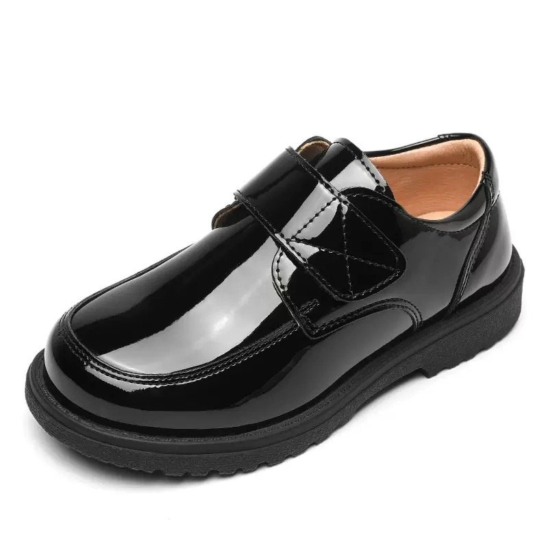 Kids’ Patent Black School Shoes2